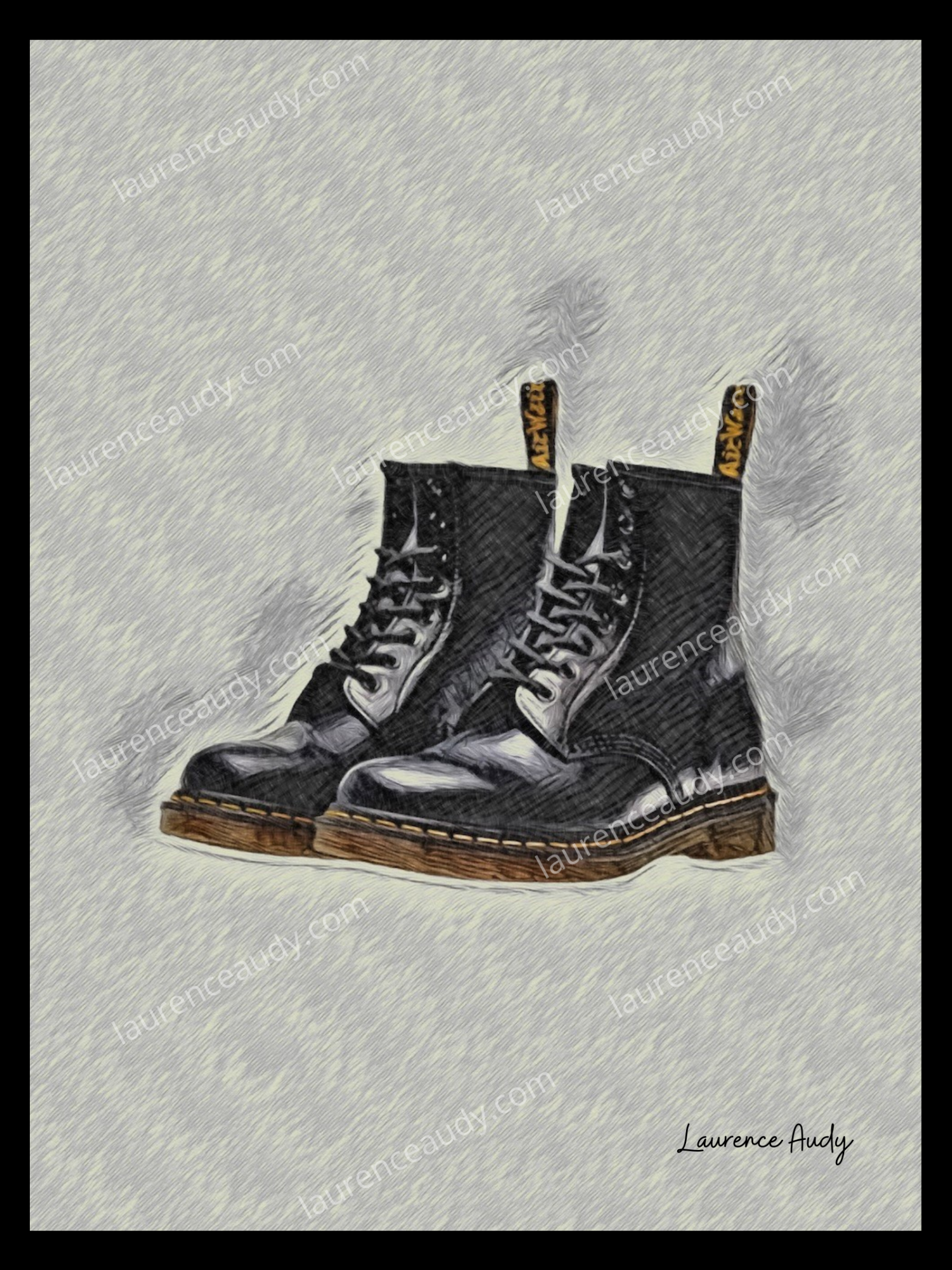 DR.MARTENS FILIGRANE CADRE NOIR