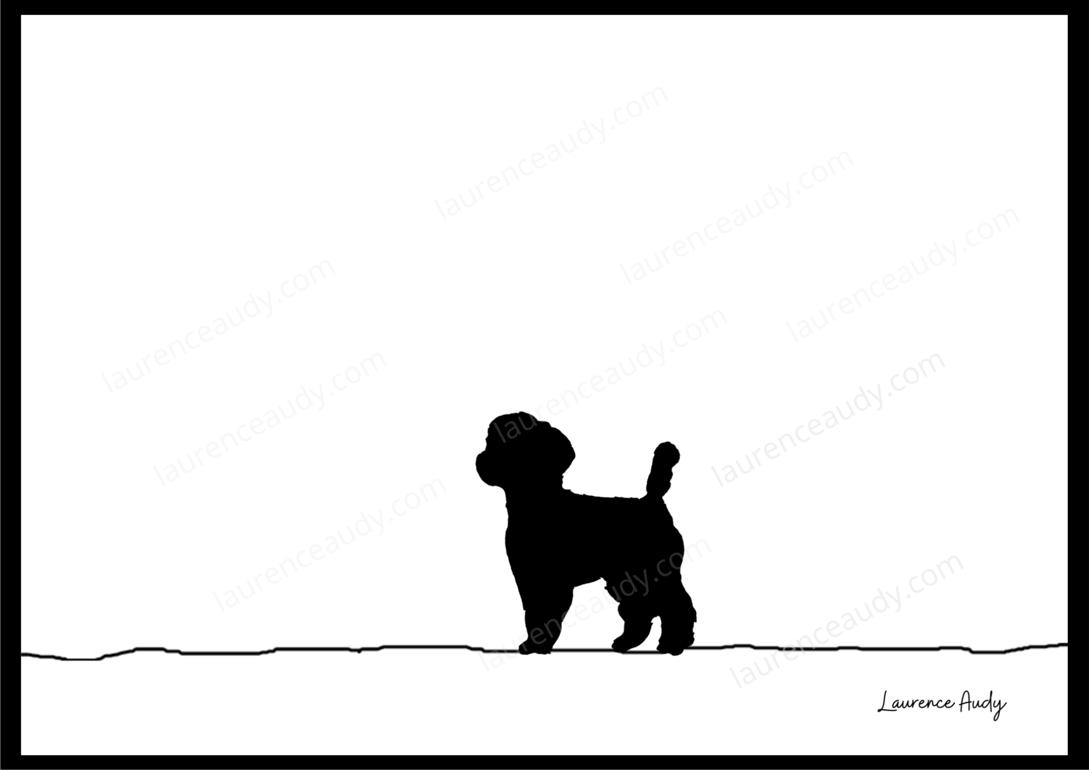 Affiche chien Bichon 01 – Image 3