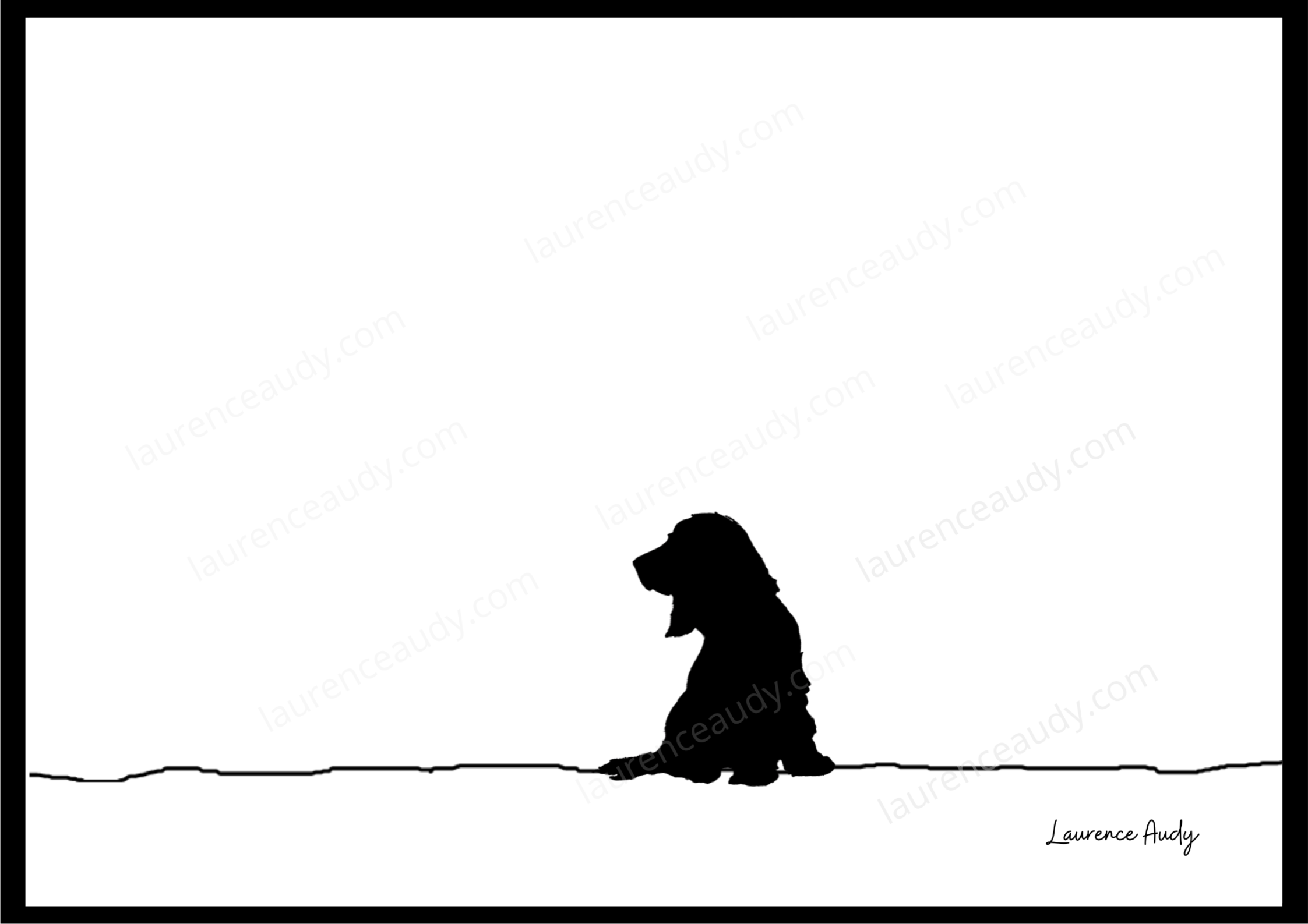 Affiche chien Cocker 01 – Image 3