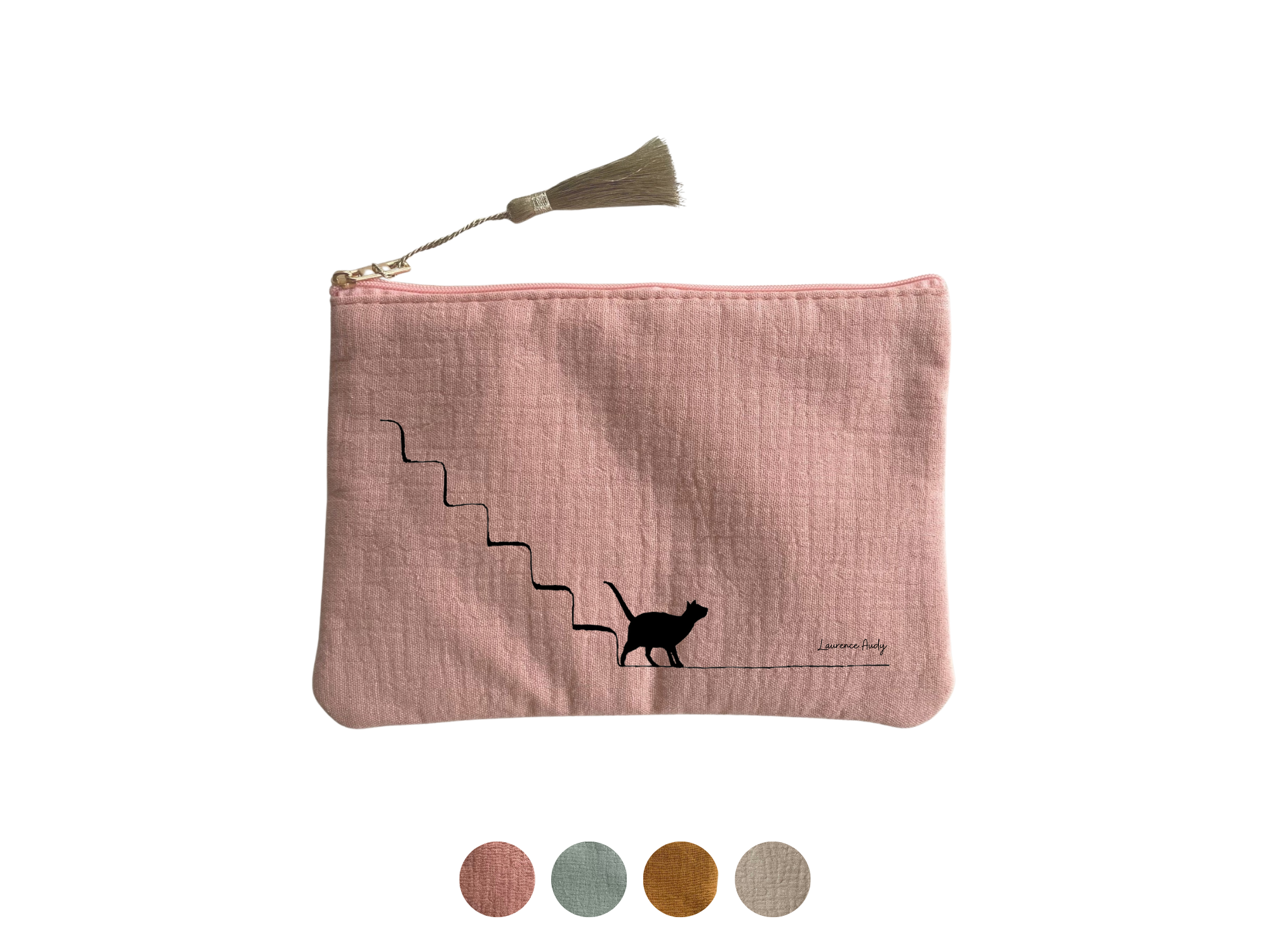 Pochette Chat n°2 — 20 × 14 cm – Image 3