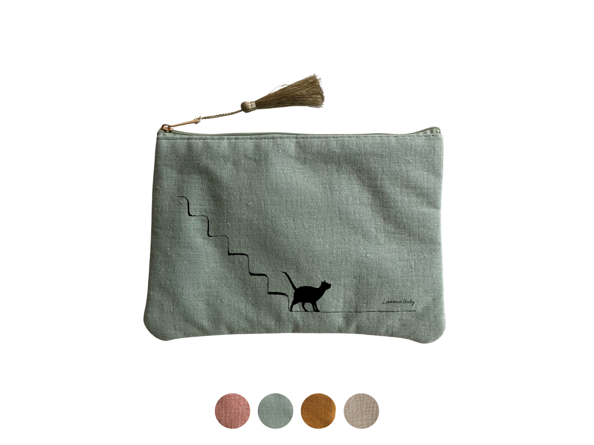Pochette Chat n°2 — 20 × 14 cm – Image 2