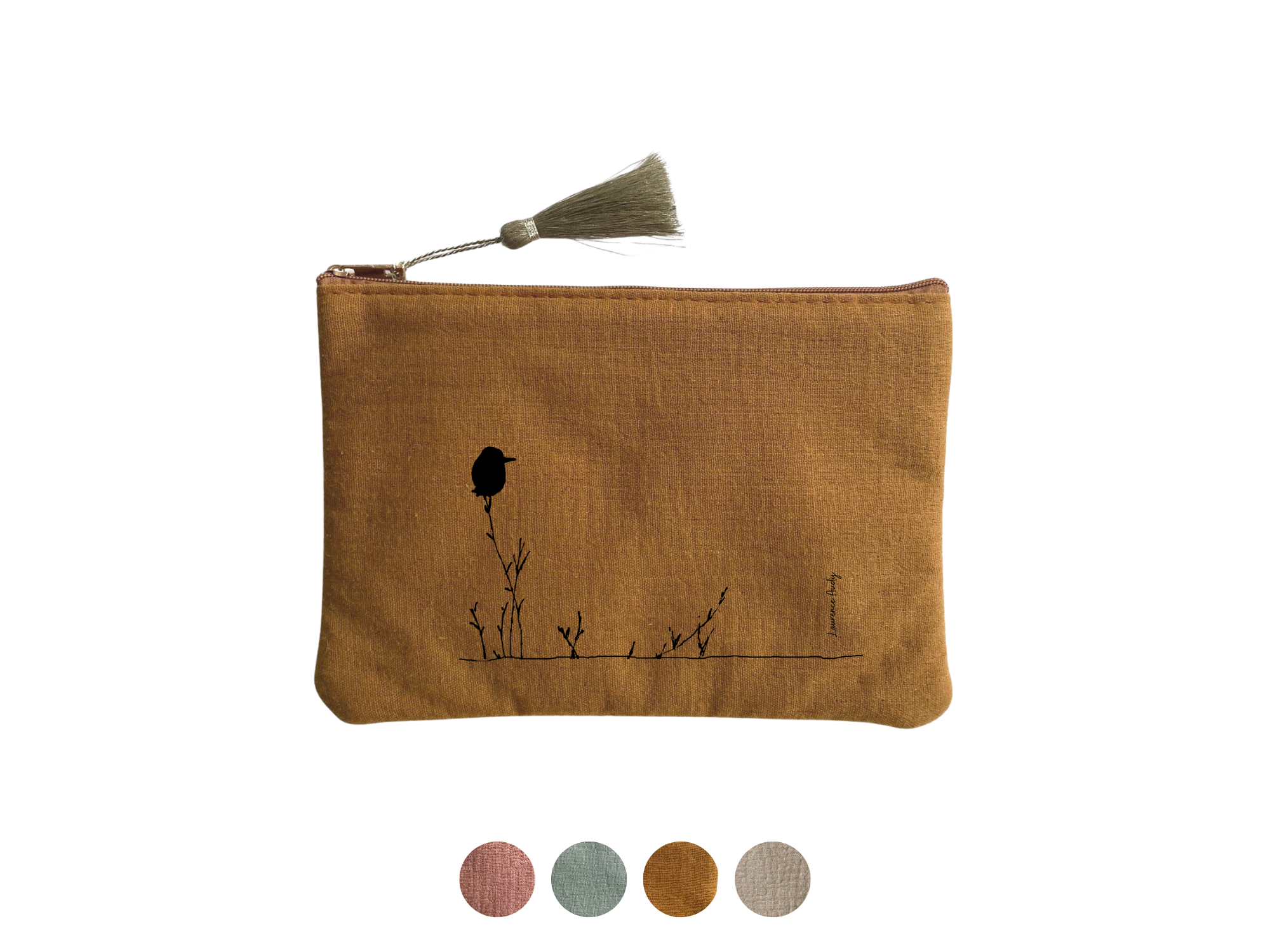Pochette Oiseau n°2 — 20 × 14 cm – Image 4