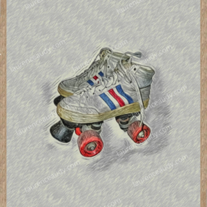 ROLLER FILIGRANE CADRE CHENE