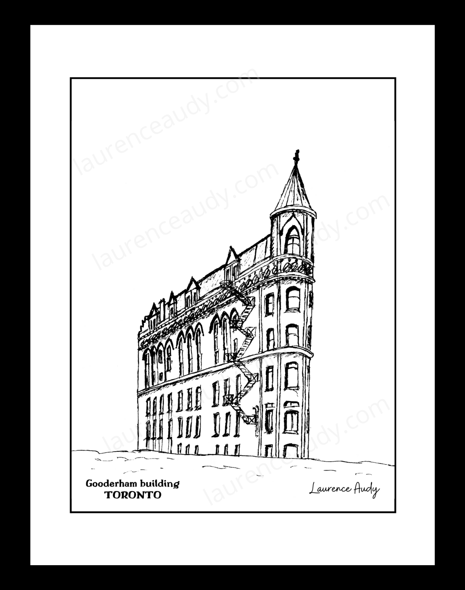 Affiche Gooderham building à Toronto – Image 2